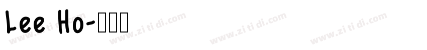 Lee Ho字体转换